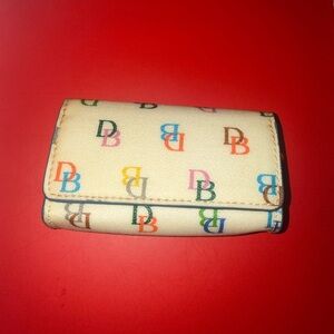 Y2K Dooney & Bourke Multicolor Logo Wallet Wristlet